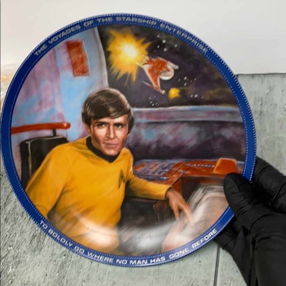 Star Trek Chekov collectors plate 1984